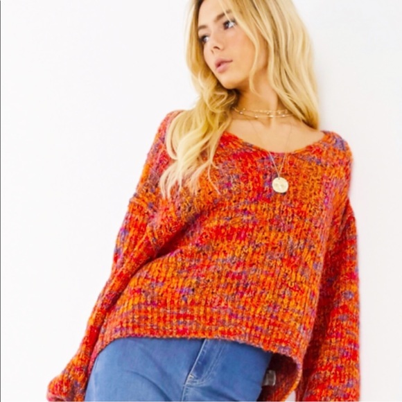 Free People Sweaters - Free People Highland V-Neck Chic Sweater- Size: M
